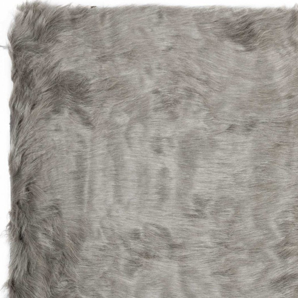 60" X 96" Black Sheepskin - Rug Or Throw