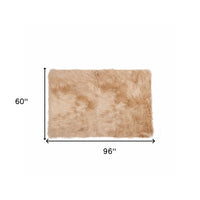 5' X 8' Black Shag Area Rug 13