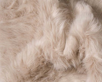 2' X 3' Taupe Faux Sheepskin Washable Area Rug 2
