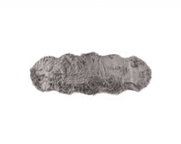6' Gray Shag Area Rug 1