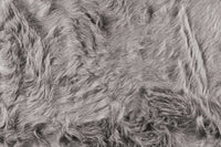 6' Gray Shag Area Rug 2