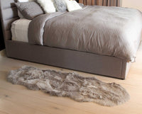 6' Gray Shag Area Rug 3