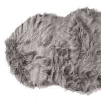 6' Gray Shag Area Rug 6