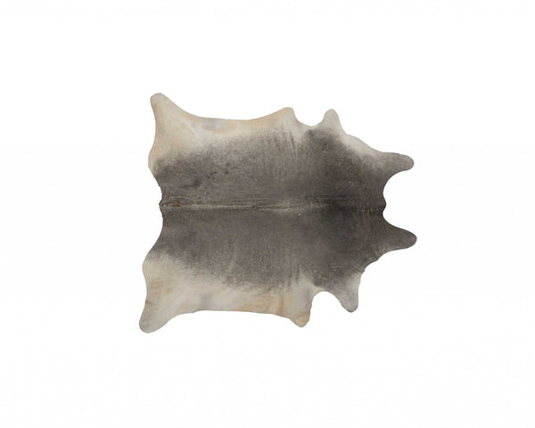 Gray Cowhide Area Rug alternate view
