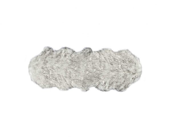 6' Gray Shag Area Rug