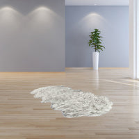 6' Gray Shag Area Rug 4