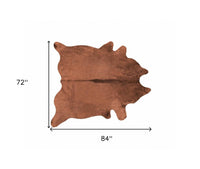 Brown Cowhide Area Rug – Modern Textured Accent 21