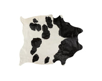 Cowhide Area Rug – Black & White Modern Accent Rug — cowhide area rug 1