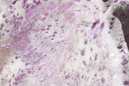 Gray Cowhide Print Area Rug – Modern Luxe Accent