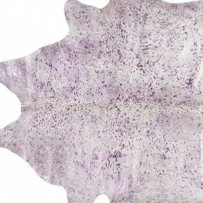 Gray Cowhide Print Area Rug – Modern Luxe Accent