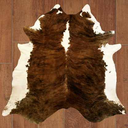 Brown Cowhide Area Rug – Handmade, Soft & Stylish Decor