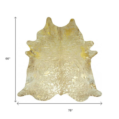 Brown Cowhide Area Rug – Handmade, Soft & Stylish Decor