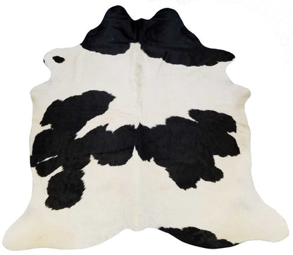 Brown Cowhide Area Rug – Handmade, Soft & Stylish Decor