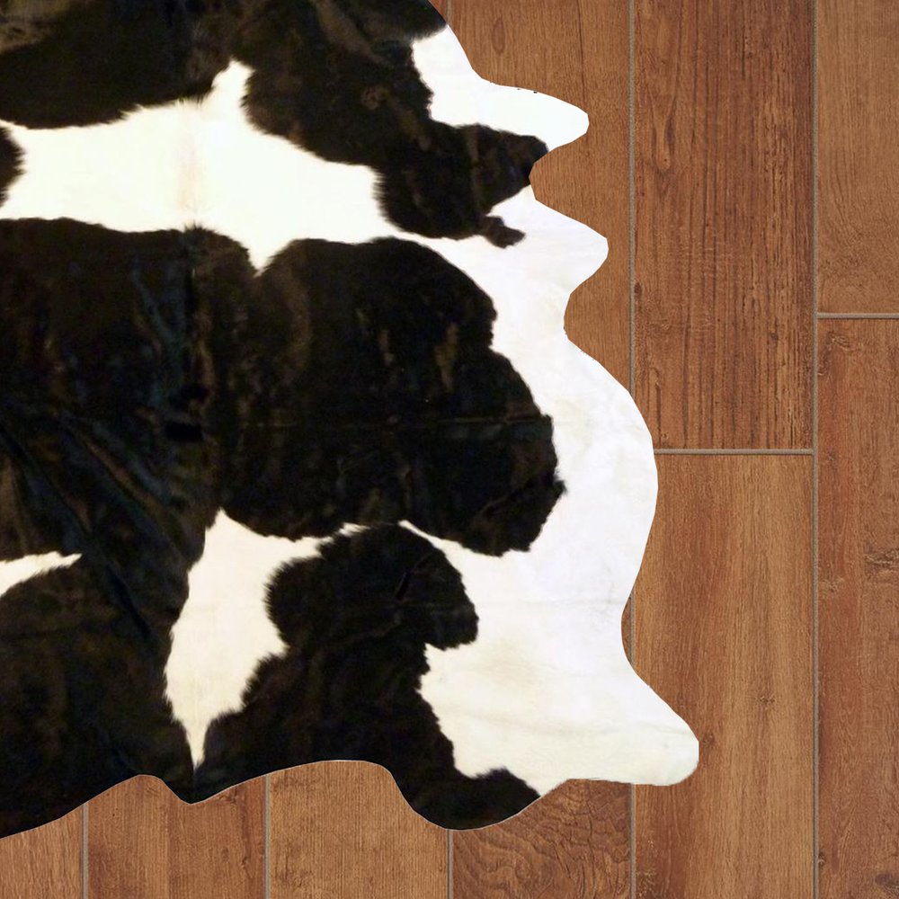 Brown Cowhide Area Rug – Handmade, Soft & Stylish Decor