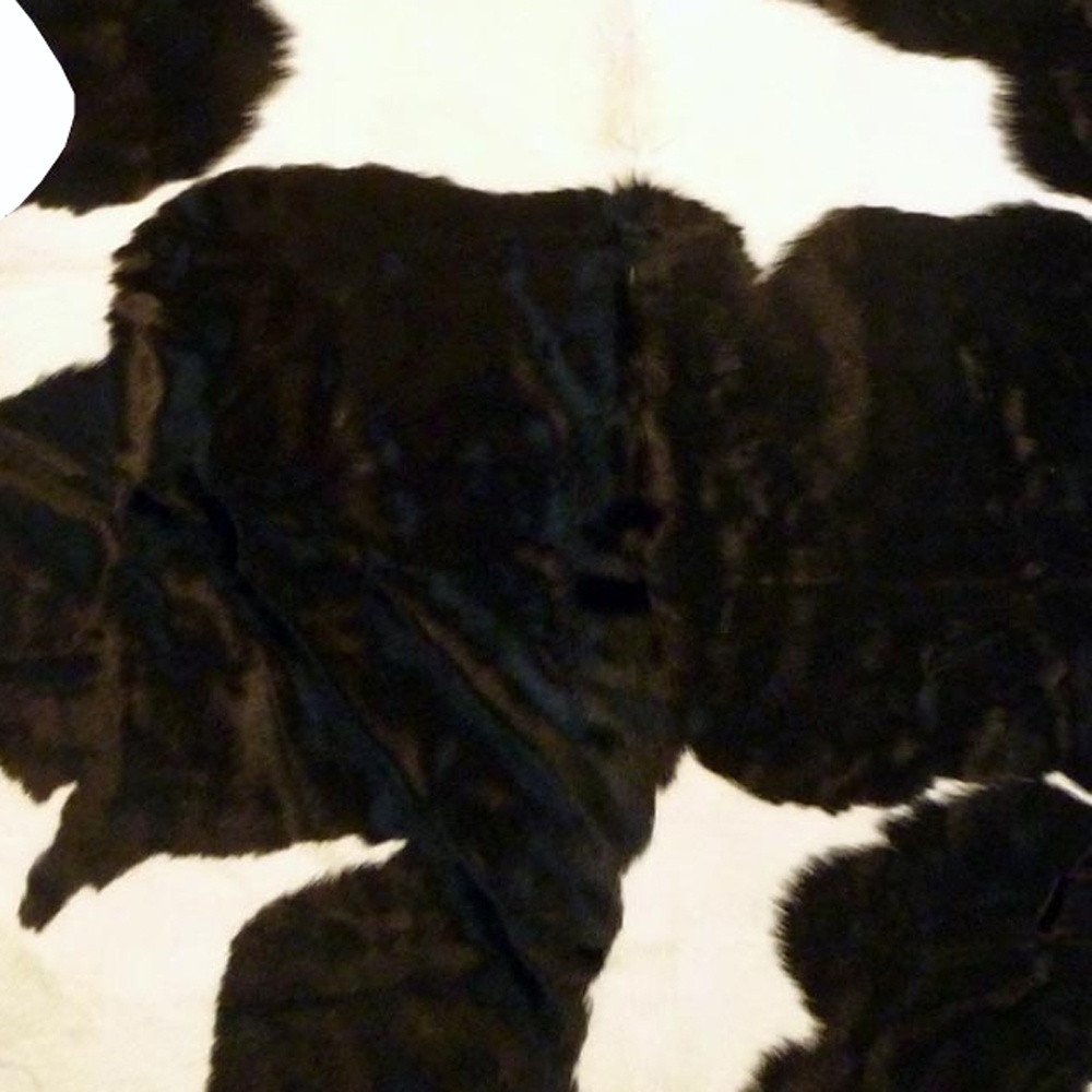 Brown Cowhide Area Rug – Handmade, Soft & Stylish Decor