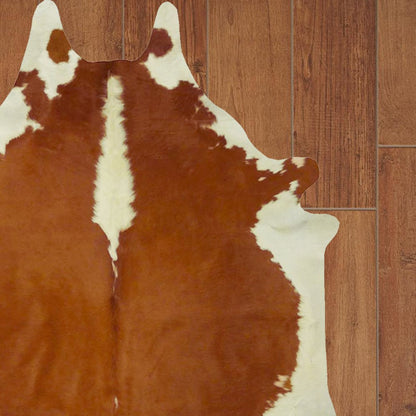 Brown Cowhide Area Rug – Handmade, Soft & Stylish Decor