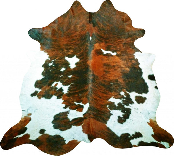 Brown Cowhide Area Rug – Handmade, Soft & Stylish Decor alternate view