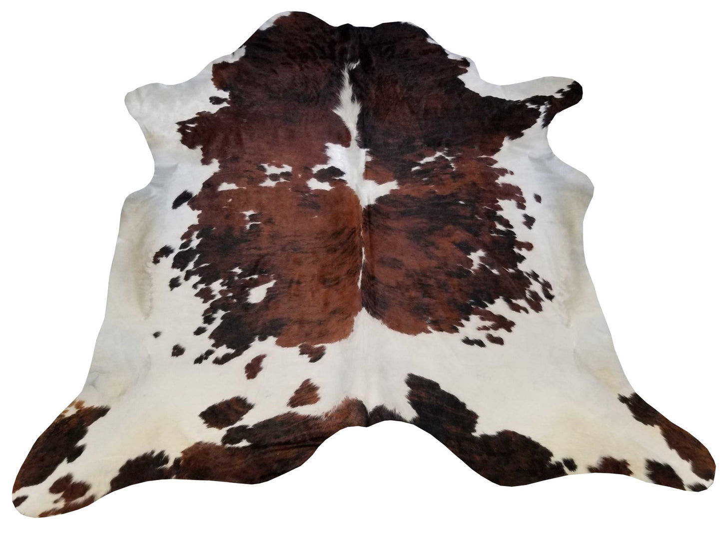 6 Ft Silver Devore Brindled Cowhide Rug