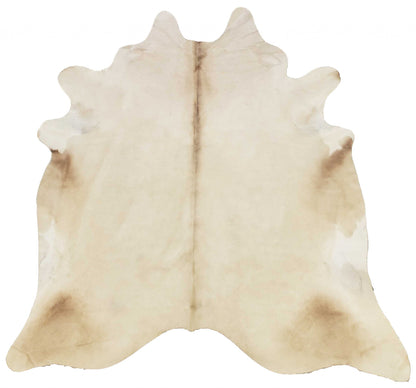 6 Ft Silver Devore Brindled Cowhide Rug