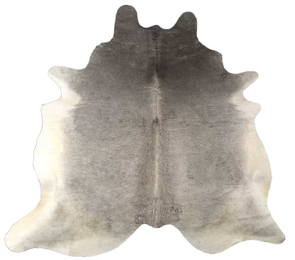 6 Ft Silver Devore Brindled Cowhide Rug