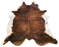 Cowhide Area Rug – Handmade Black & White Accent 116