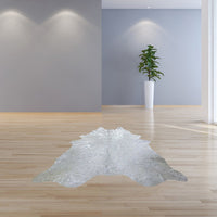 Cowhide Area Rug – Handmade Black & White Accent 47