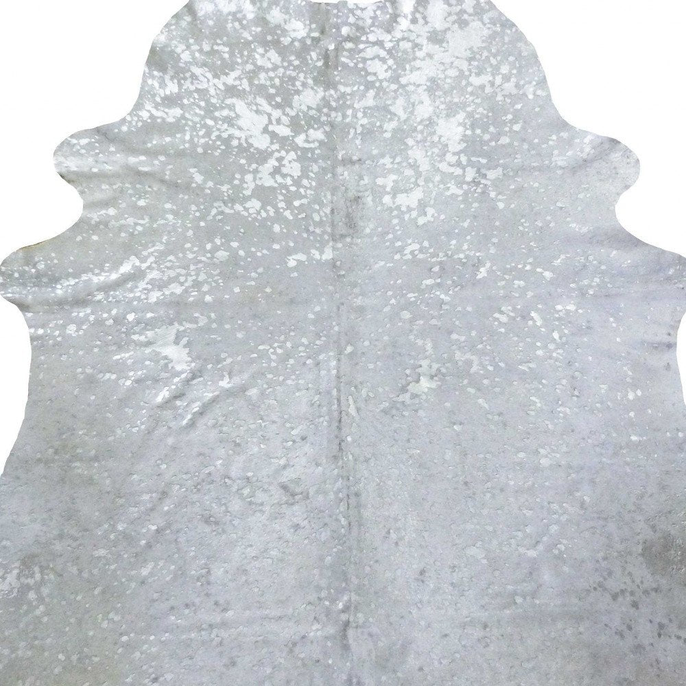 Cowhide Area Rug – Handmade Black & White Accent