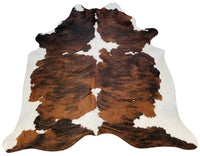 Cowhide Area Rug – Handmade Black & White Accent 64