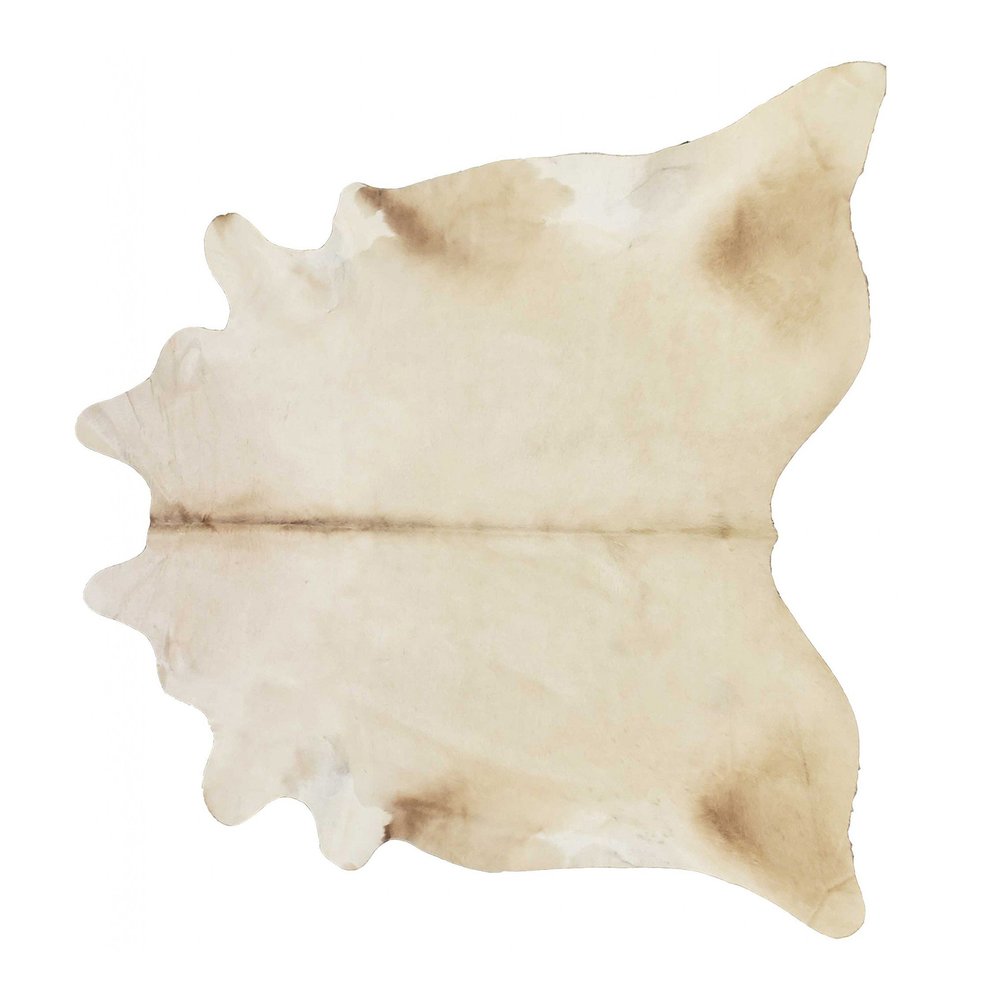 Cowhide Area Rug – Handmade Black & White Accent