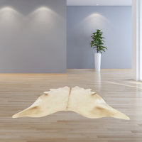 Cowhide Area Rug – Handmade Black & White Accent 74