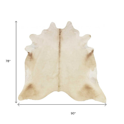 Cowhide Area Rug – Handmade Black & White Accent