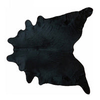 Cowhide Area Rug – Handmade Black & White Accent — cowhide area rug 9