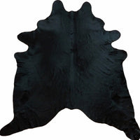 Cowhide Area Rug – Handmade Black & White Accent — cowhide area rug 12