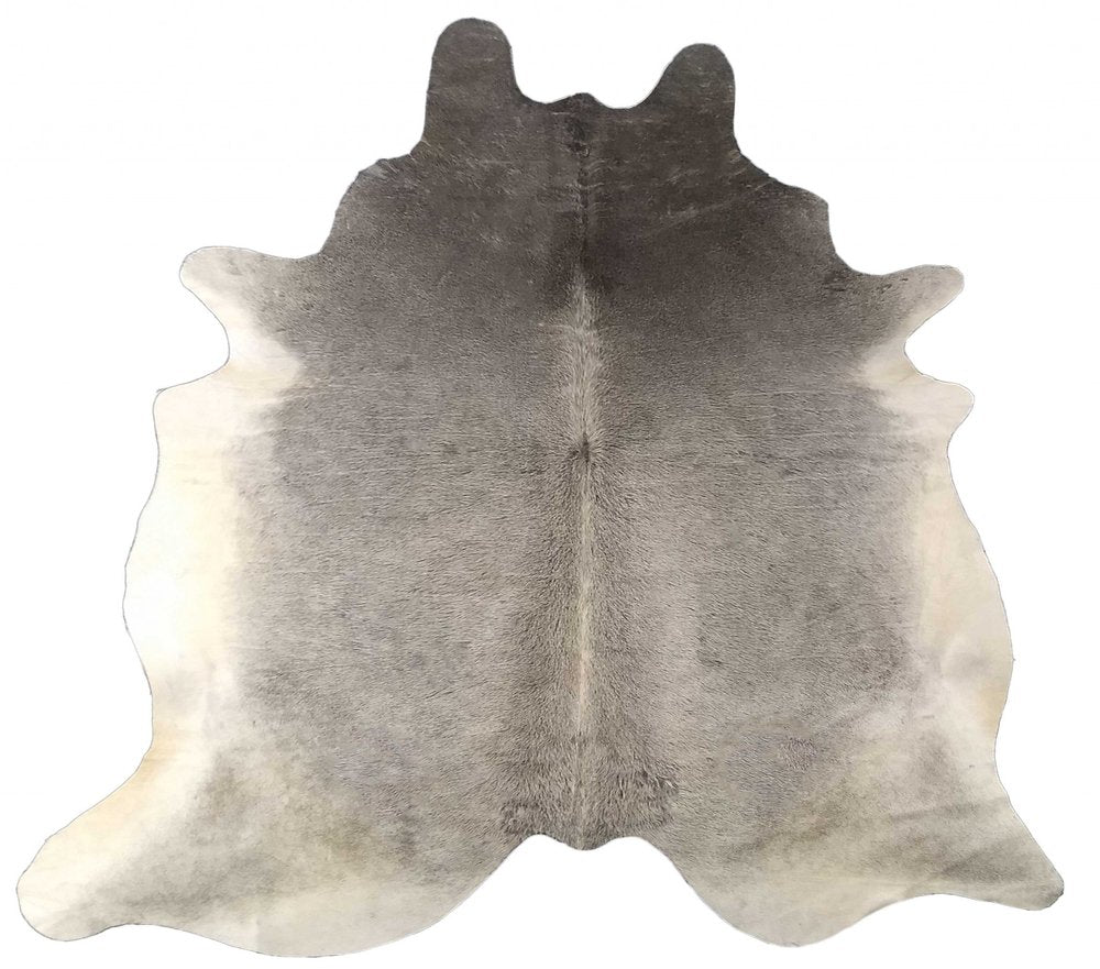 Cowhide Area Rug – Handmade Black & White Accent
