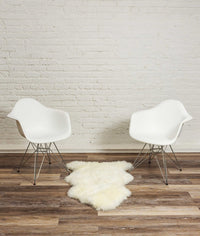 2' X 3' Ivory Shag Area Rug 4