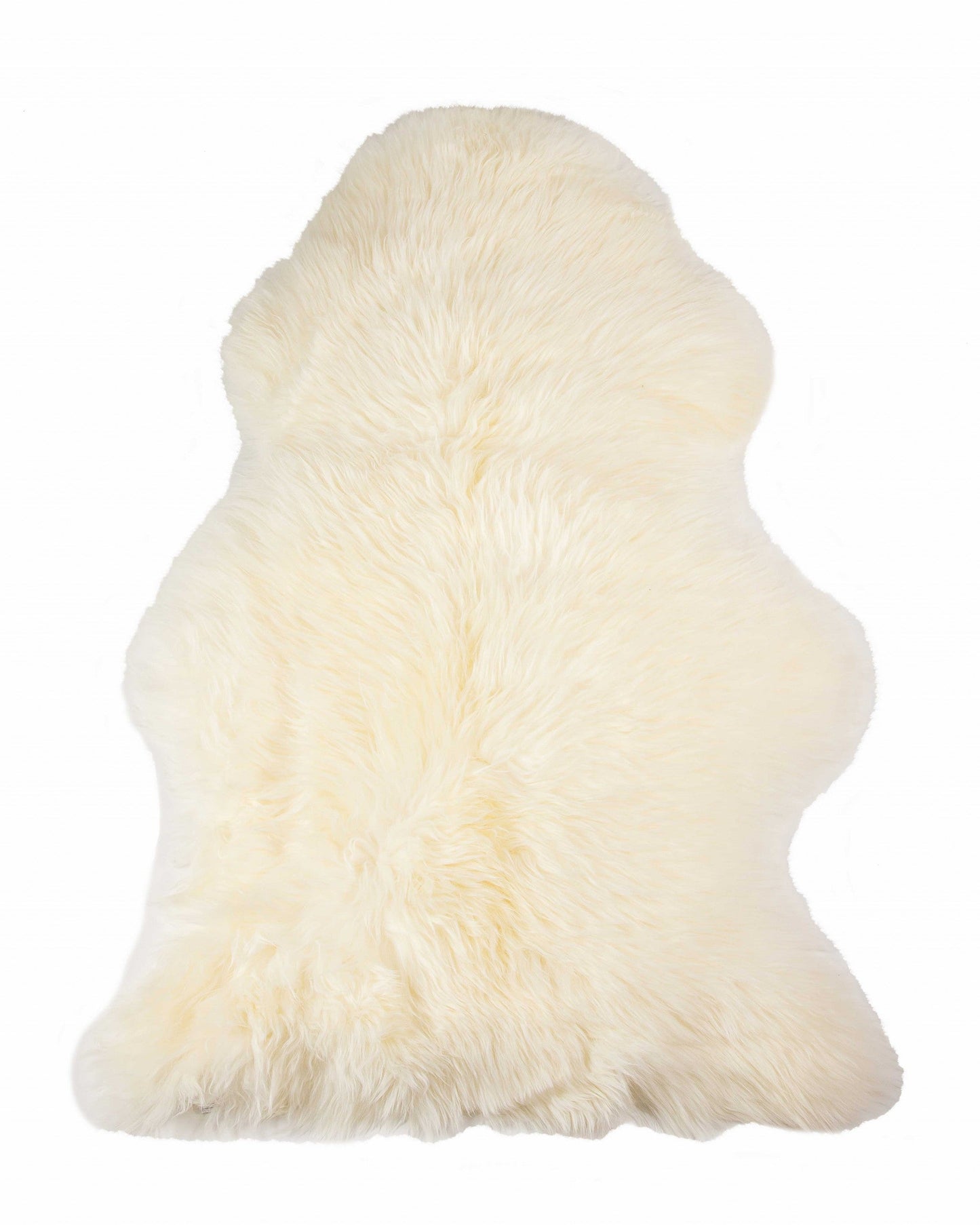 2' X 3' Ivory New Zealand Natural Sheepskin Rug