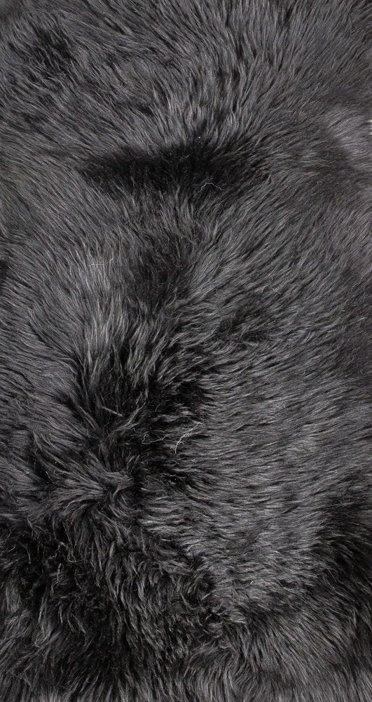 2' X 3' Black Shag Area Rug