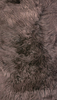 2' x 3' Chocolate New Zealand Natural Sheepskin Rug — sheepskin area rug 1