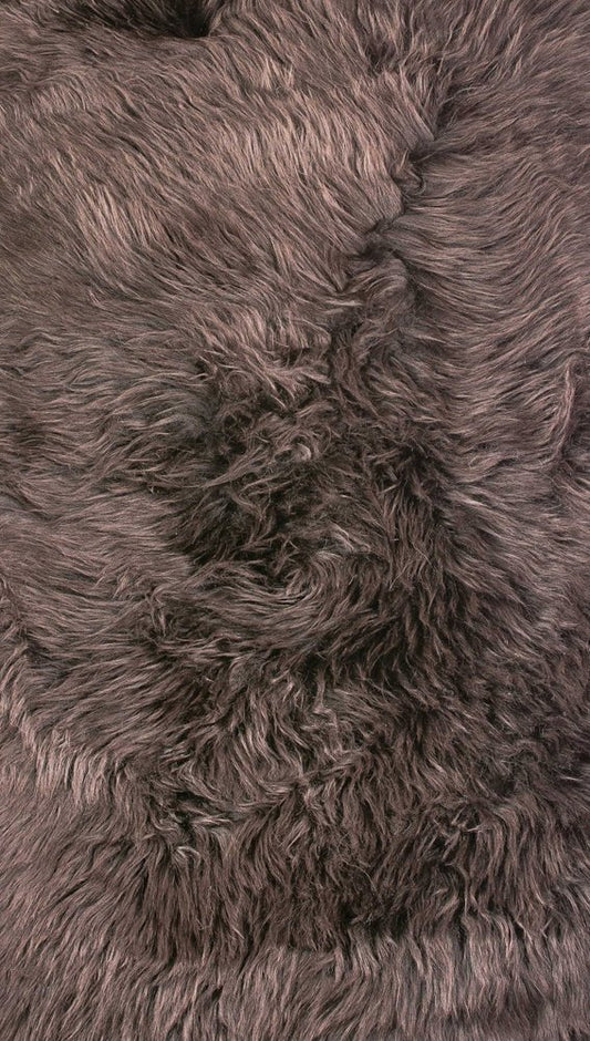 Chocolate Sheepskin Rug – Natural New Zealand Luxury