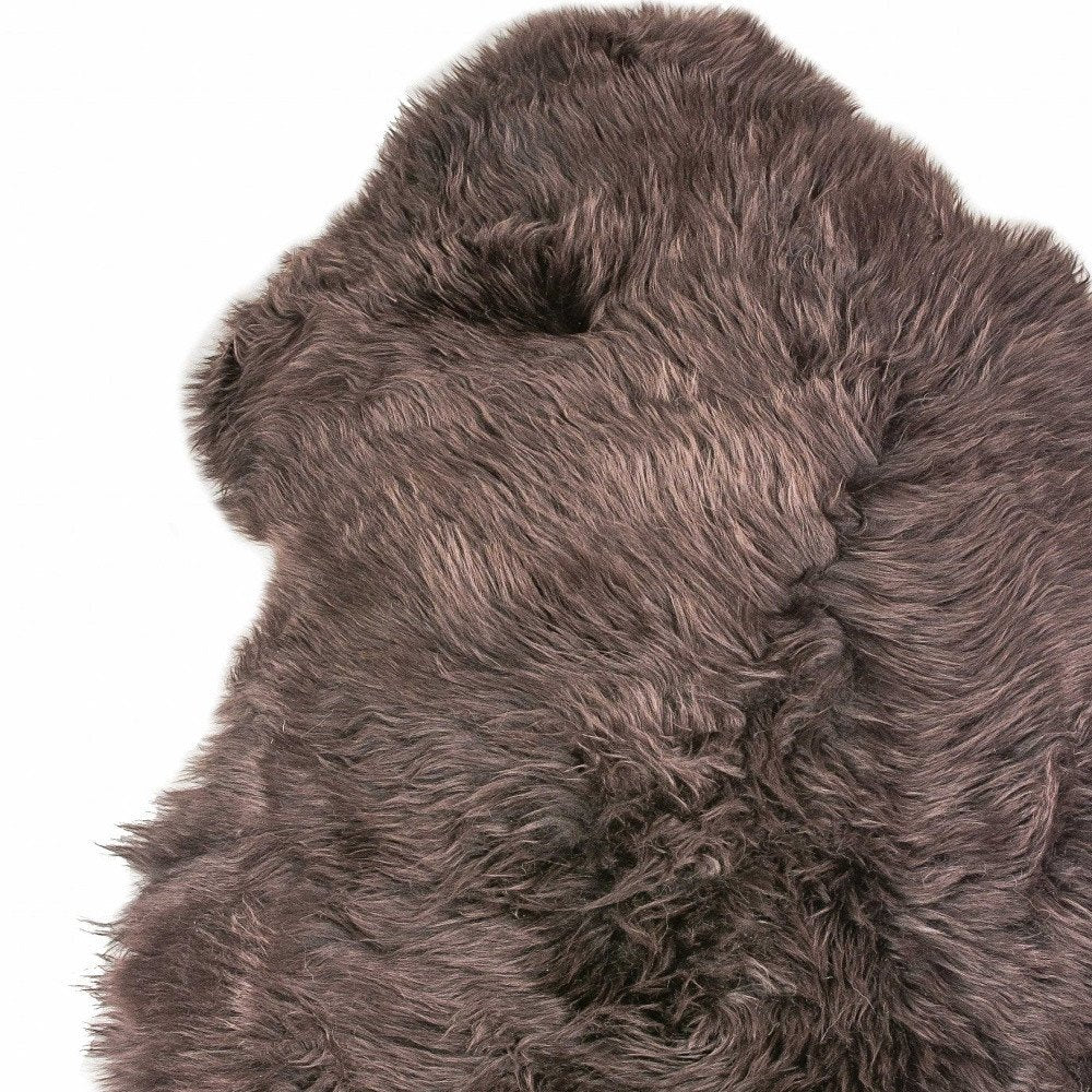 Chocolate Sheepskin Rug – Natural New Zealand Luxury