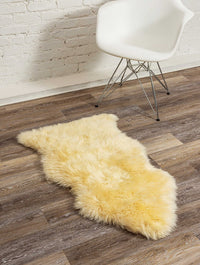 2' X 3' Beige Shag Area Rug 3