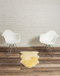 2' X 3' Beige Shag Area Rug 4