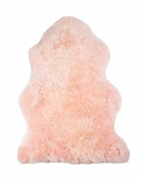 2' x 3' Rose New Zealand Natural Shearling Sheepskin Rug — sheepskin area rug 1