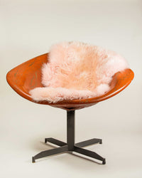 2' x 3' Rose New Zealand Natural Shearling Sheepskin Rug — sheepskin area rug 3