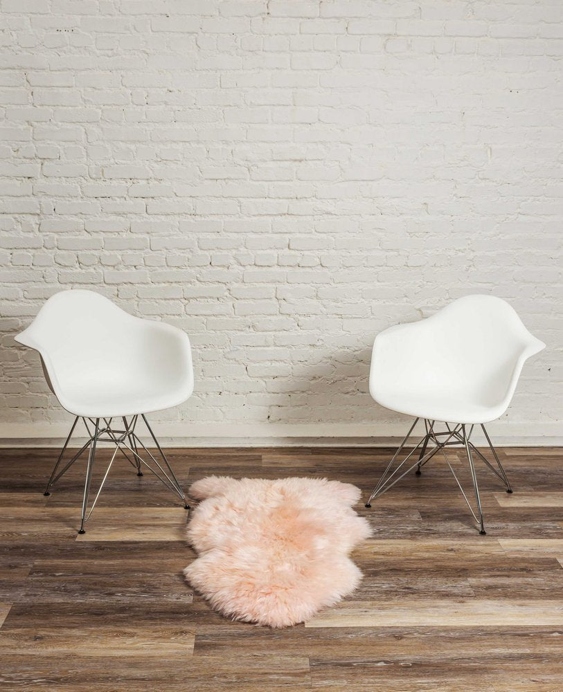 **Rose Shearling Sheepskin Rug – Luxe New Zealand Comfort**