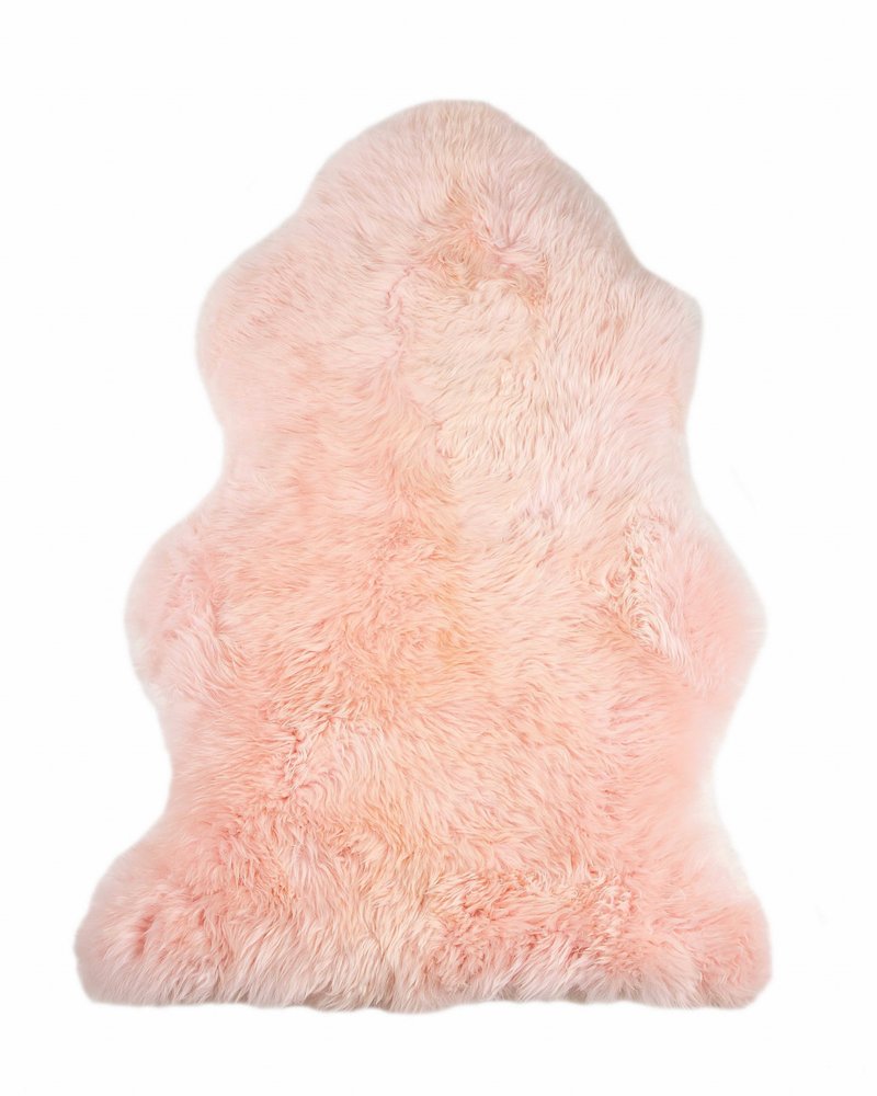 **Rose Shearling Sheepskin Rug – Luxe New Zealand Comfort**