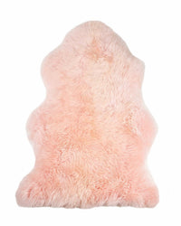2' x 3' Rose New Zealand Natural Shearling Sheepskin Rug — sheepskin area rug 8