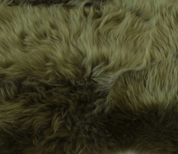 2' X 3' Dark Green New Zealand Lambs Wool Area Rug alternate view
