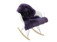 2' x 3' Purple New Zealand Natural Sheepskin Rug — sheepskin area rug 3