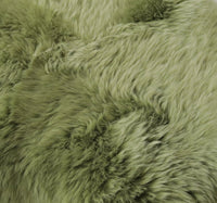 2' x 3' Sage New Zealand Lambs Wool Area Rug — sheepskin area rug 2